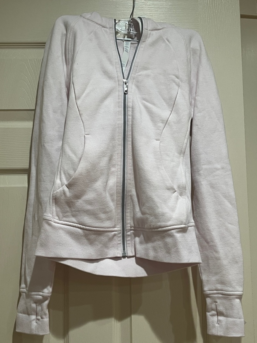 lululemon athletica Pale Pink Full-Zip Hooded Jacket
